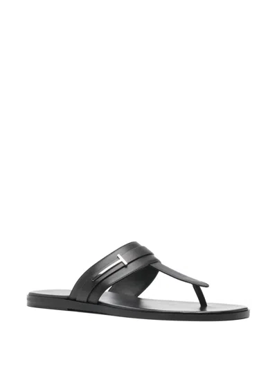 Tom Ford Flat Sandals Open Toe Single Strap In Multi