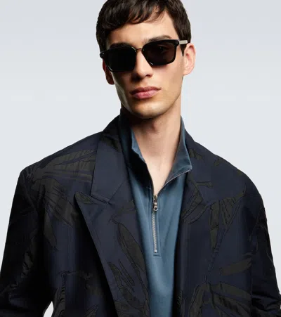 Fendi Sky Rectangular Sunglasses In Black