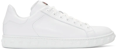 Moncler Fifi Low-top Leather Trainers In White