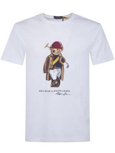 Polo Ralph Lauren Cotton Polo Bear T-shirt In White