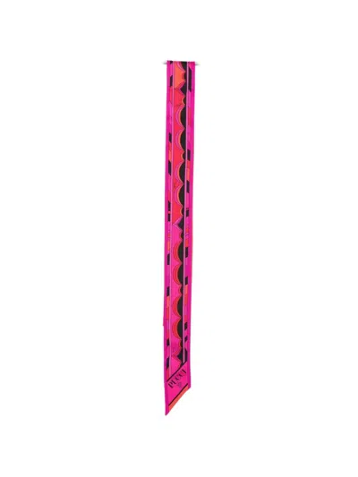 Pucci Silk Scarf In Pink