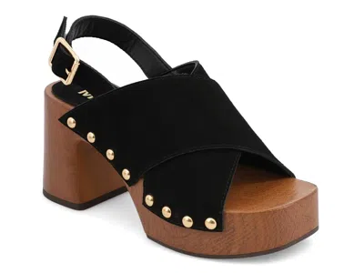 Mia Eudora Platform Sandal In Black
