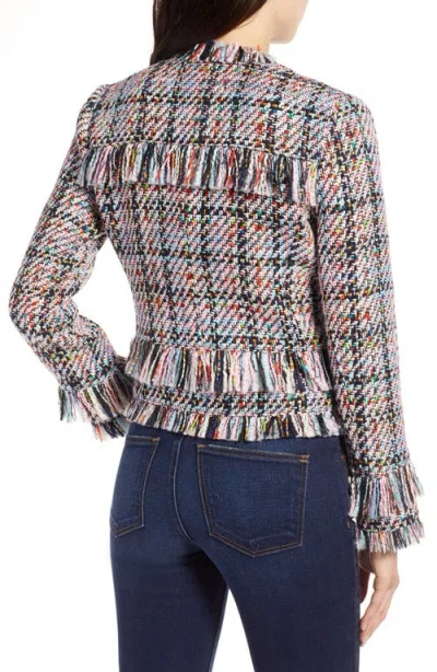 Halogen ® Raw Edge Tweed Jacket In Multi
