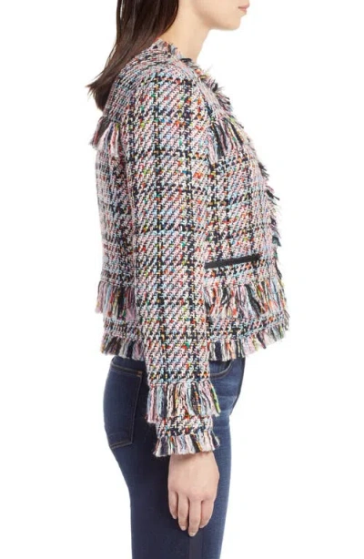 Halogen ® Raw Edge Tweed Jacket In Multi