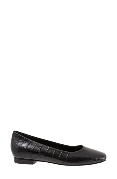 Trotters Honor Flat In Black