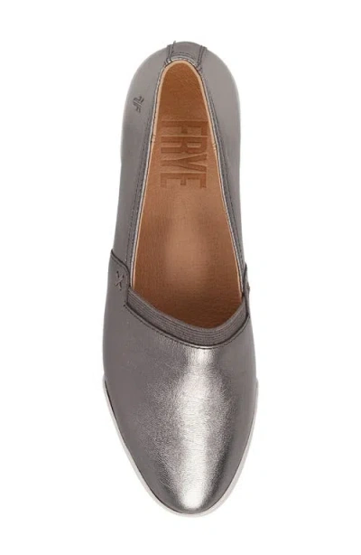 Frye Melissa Loafer In Silver