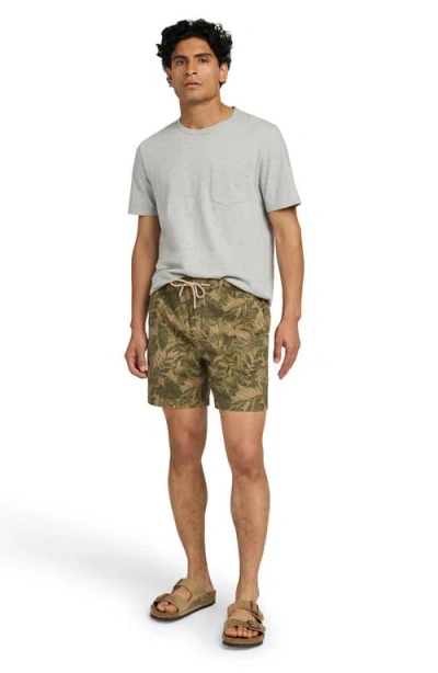 Faherty Essential Drawstring Stretch Shorts In Brown