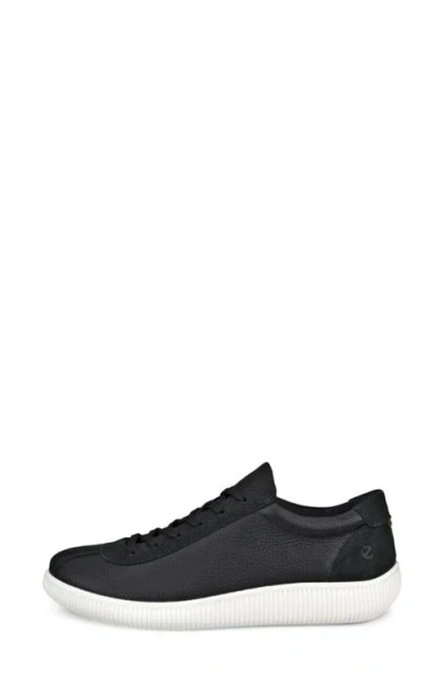 Ecco Textured Leather Low-top Sneaker In Multi