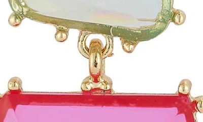 Sphera Milano Crystal Drop Earrings In Multi