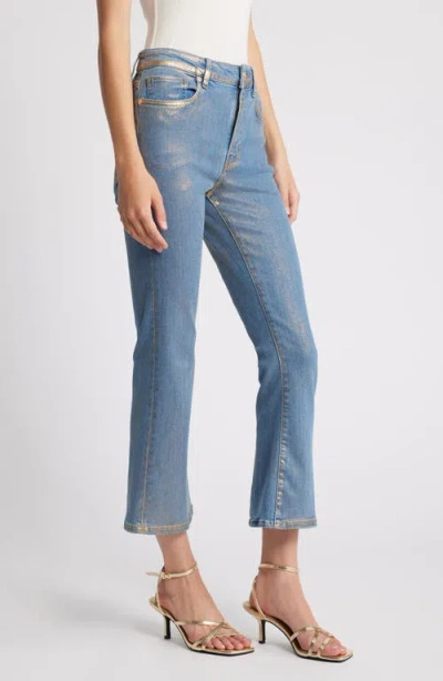 Frame Le Crop Mini Bootcut Jeans In Blue