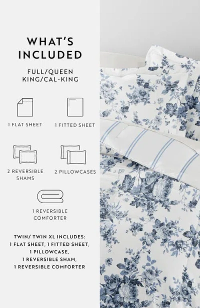 Homespun 7-piece Assorted Comforter Set In Blue