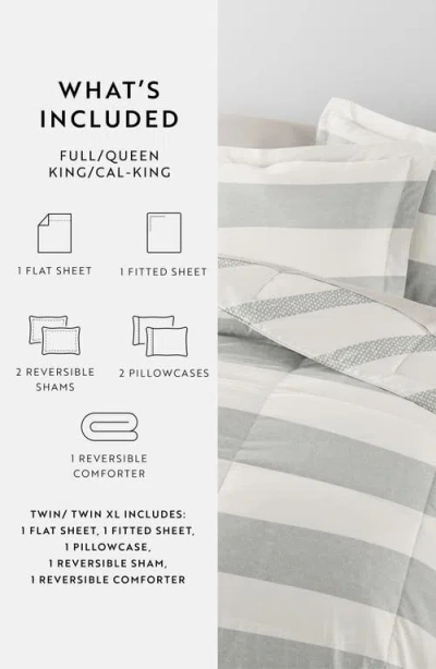 Homespun 7-piece Assorted Comforter Set In White