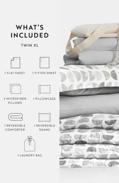 Homespun Ultimate College Essentials Bedding Bundle. In Gray