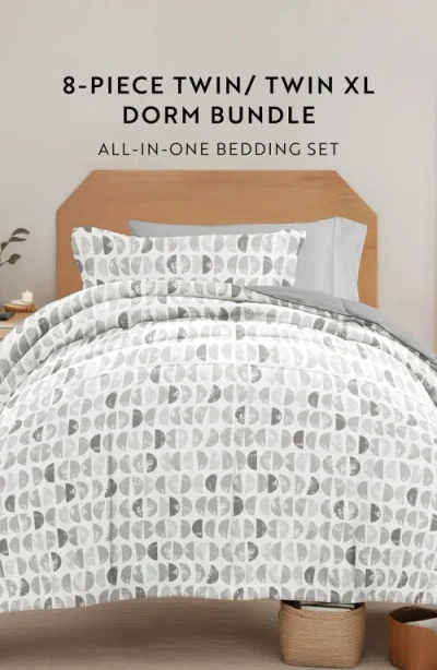 Homespun Ultimate College Essentials Bedding Bundle. In Gray