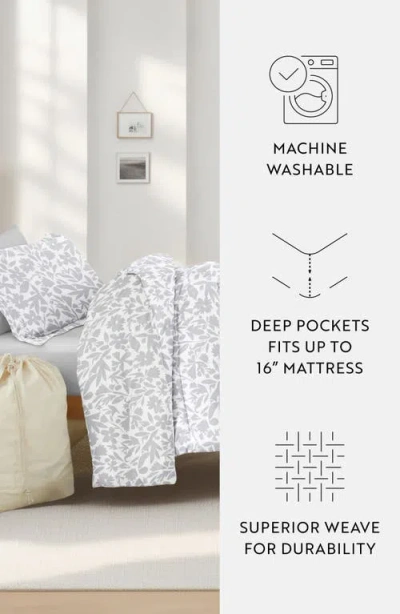 Homespun Ultimate College Essentials Bedding Bundle. In White