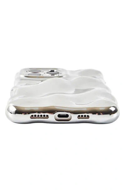 Auramma Chrome Bubbles Iphone 16 Pro Max Case In Black