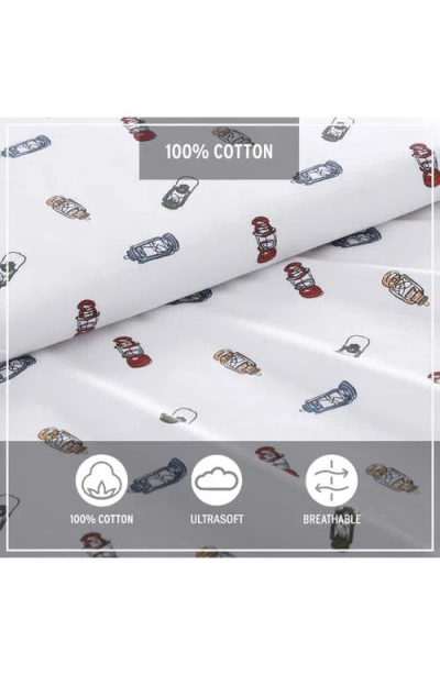 Eddie Bauer Explore Lantern Cotton Sheet Set In White