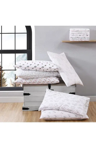Eddie Bauer Explore Lantern Cotton Sheet Set In White