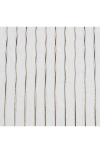 Eddie Bauer Essential Stripe Sheet Set In White