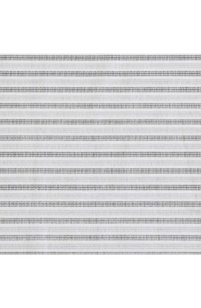Eddie Bauer Ticking Stripe 200 Thread Count Cotton Percale Sheet Set In White