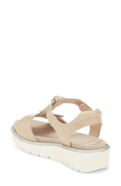 Ara Belize Platform Sandal In Gold