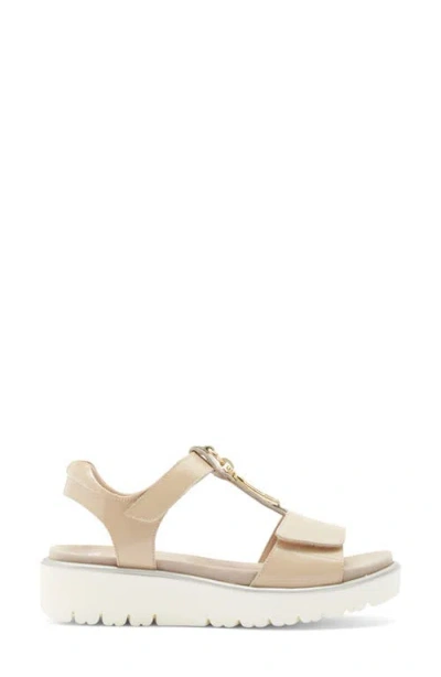 Ara Belize Platform Sandal In Gold