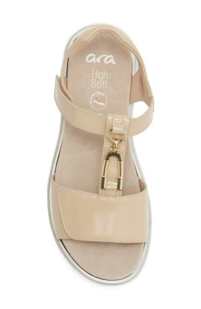 Ara Belize Platform Sandal In Gold
