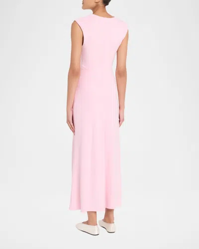Simkhai Acacia Draped Jersey Dress In Pink