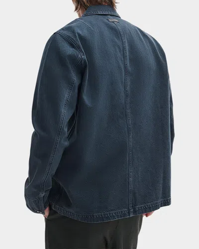 Rag & Bone Evan Infuse Denim Chore Jacket In Blue