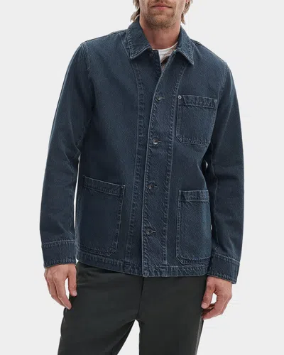 Rag & Bone Evan Infuse Denim Chore Jacket In Blue