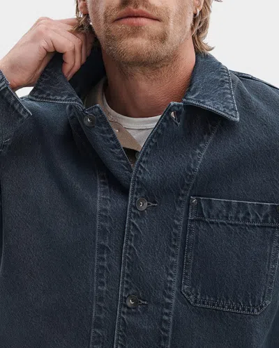 Rag & Bone Evan Infuse Denim Chore Jacket In Blue