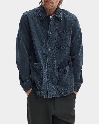 Rag & Bone Evan Infuse Denim Chore Jacket In Blue