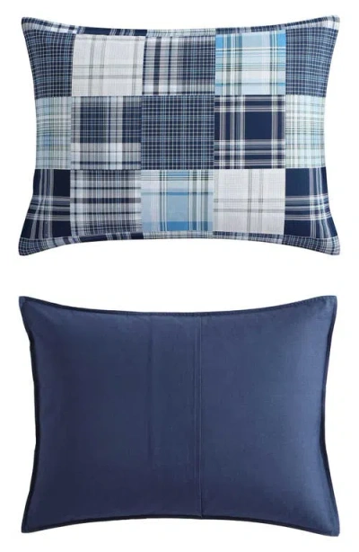 Nautica Mason Patchwork Cotton Comforter Set In Blue
