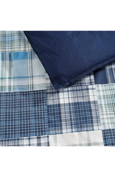 Nautica Mason Patchwork Cotton Comforter Set In Blue