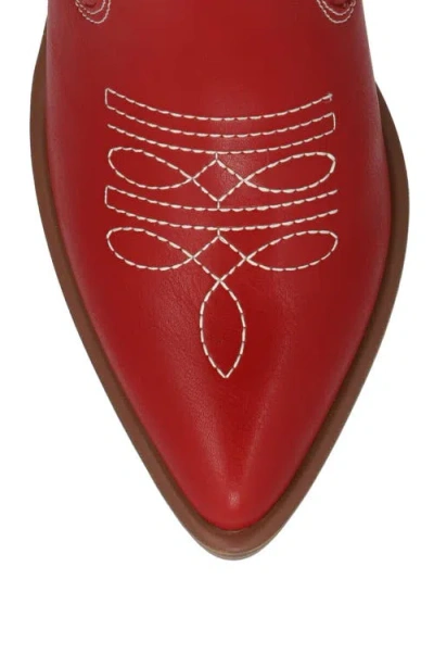 Mia Locklyn Western Boot In Red