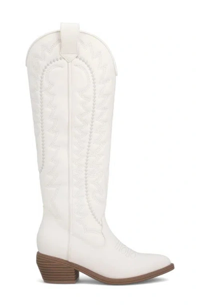 Mia Locklyn Tall Boot In White