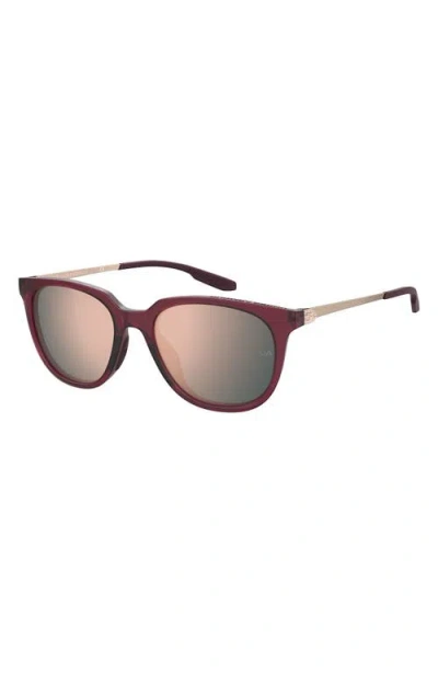 Under Armour Circuit 54mm Gradient Polarized Rectangular Sunglasses In Pattern