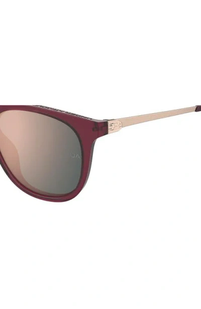 Under Armour Circuit 54mm Gradient Polarized Rectangular Sunglasses In Pattern