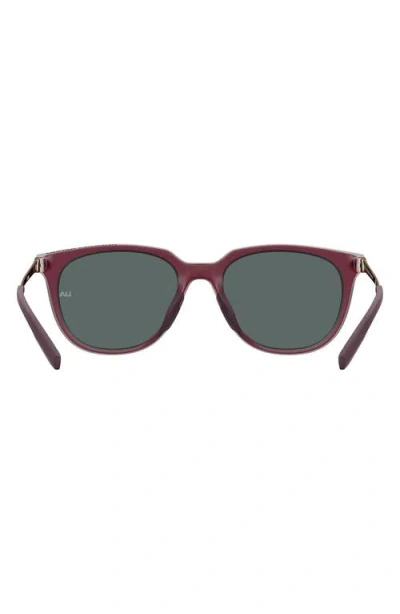 Under Armour Circuit 54mm Gradient Polarized Rectangular Sunglasses In Pattern