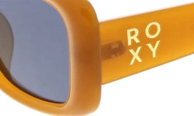 Roxy 51mm Slim Rectangle Sunglasses In Pattern
