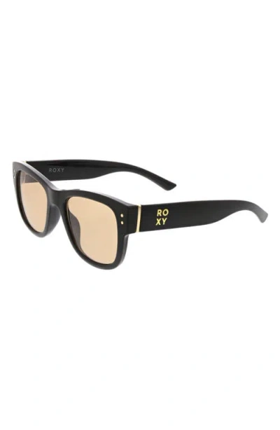 Roxy Midsize 52mm Square Sunglasses In Black