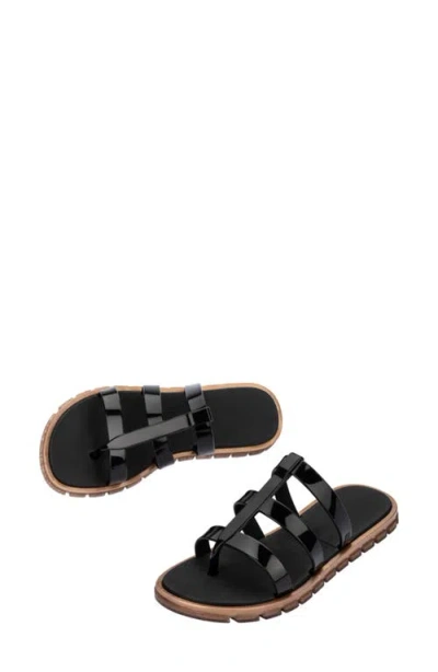 Melissa Path Slide Sandal In Black