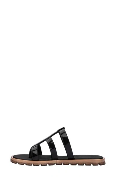 Melissa Path Slide Sandal In Black