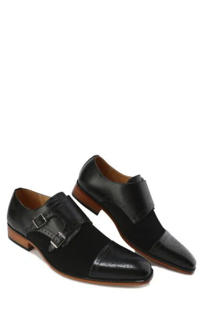 Gino Vitale Double Monk Strap Loafer In Multi