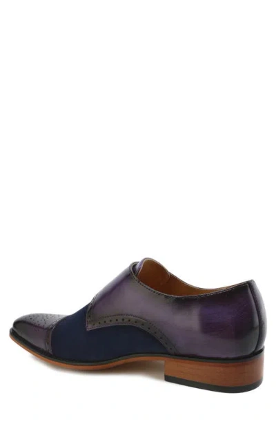 Gino Vitale Double Monk Strap Loafer In Multi