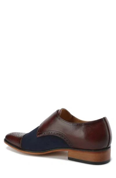 Gino Vitale Double Monk Strap Loafer In Multi