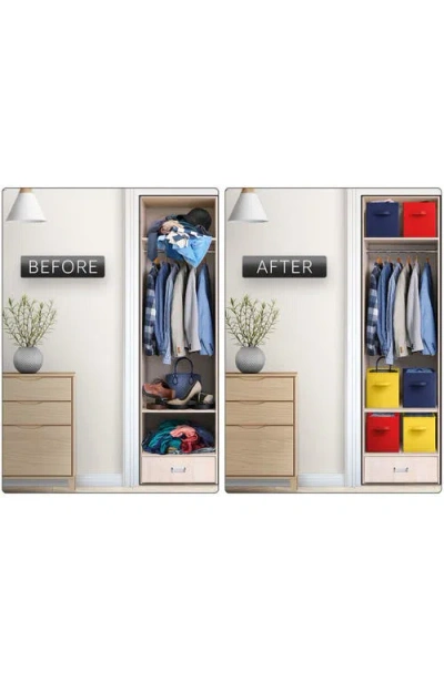 Sorbus 6-pack Collapsible Storage Cube In Multi