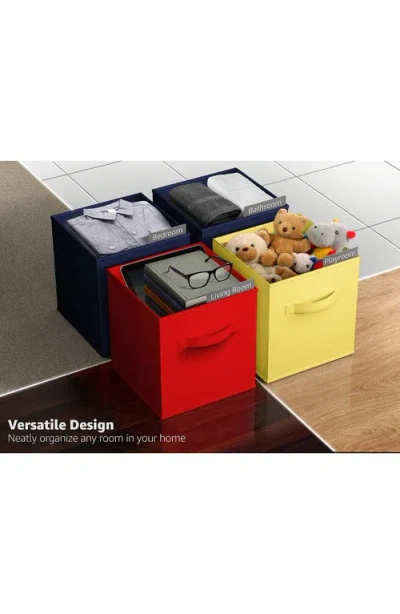 Sorbus 6-pack Collapsible Storage Cube In Multi