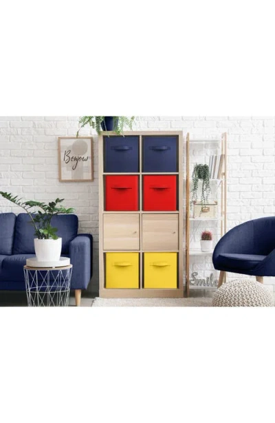 Sorbus 6-pack Collapsible Storage Cube In Multi