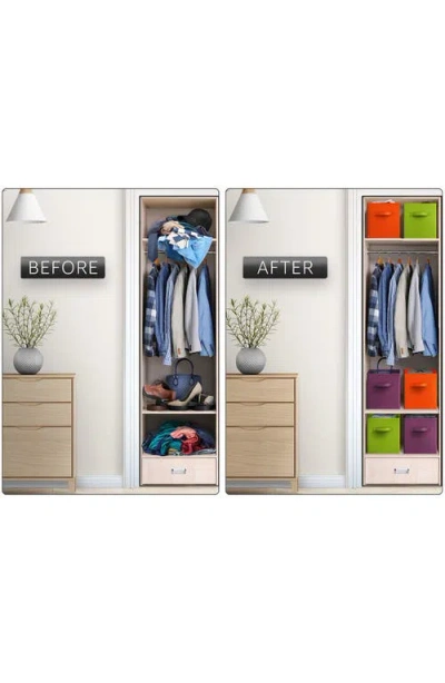 Sorbus 6-pack Collapsible Storage Cube In Multi